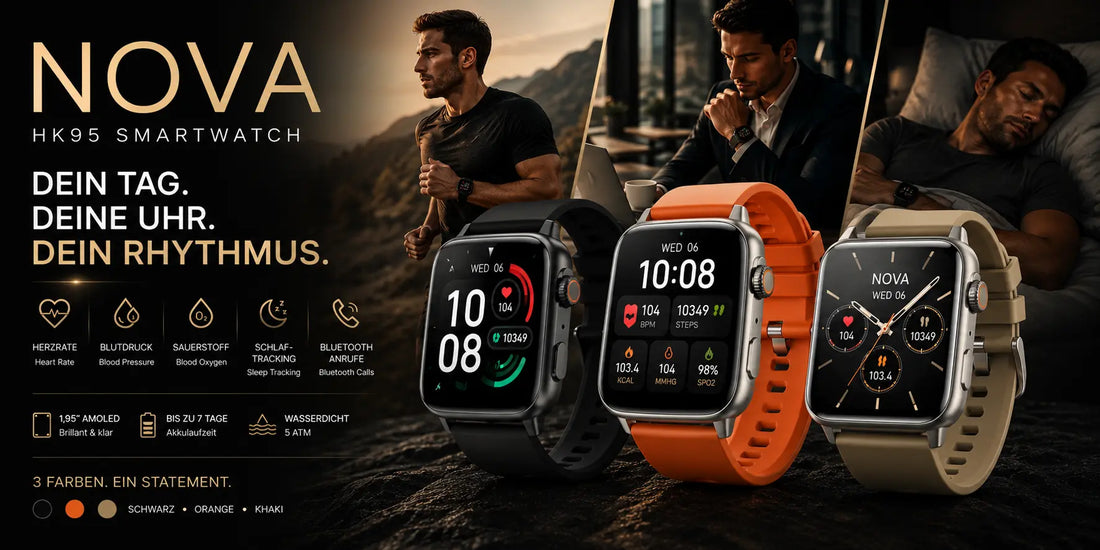 NOVA – Die Smartwatch, die mitdenkt, während du lebst LuxMenor