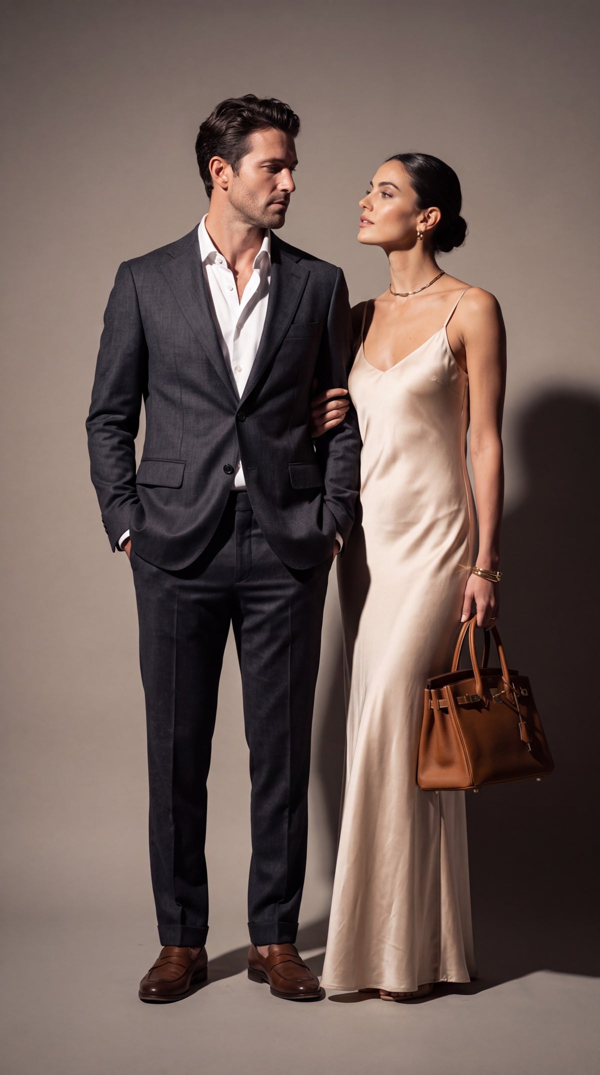 Paar in Abendgarderobe – LUX MENOR Damen Mode