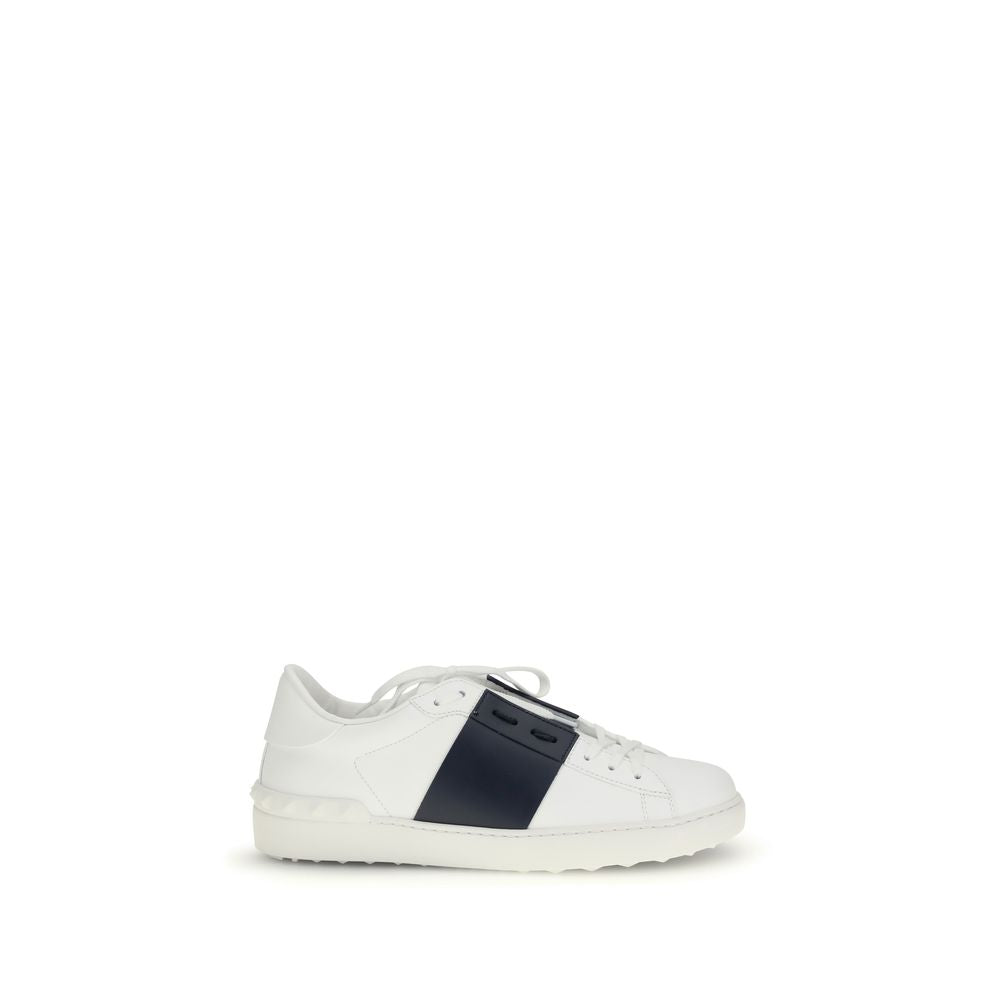Sneakers aus blauem Kalbsleder Bos Taurus, Low-Top