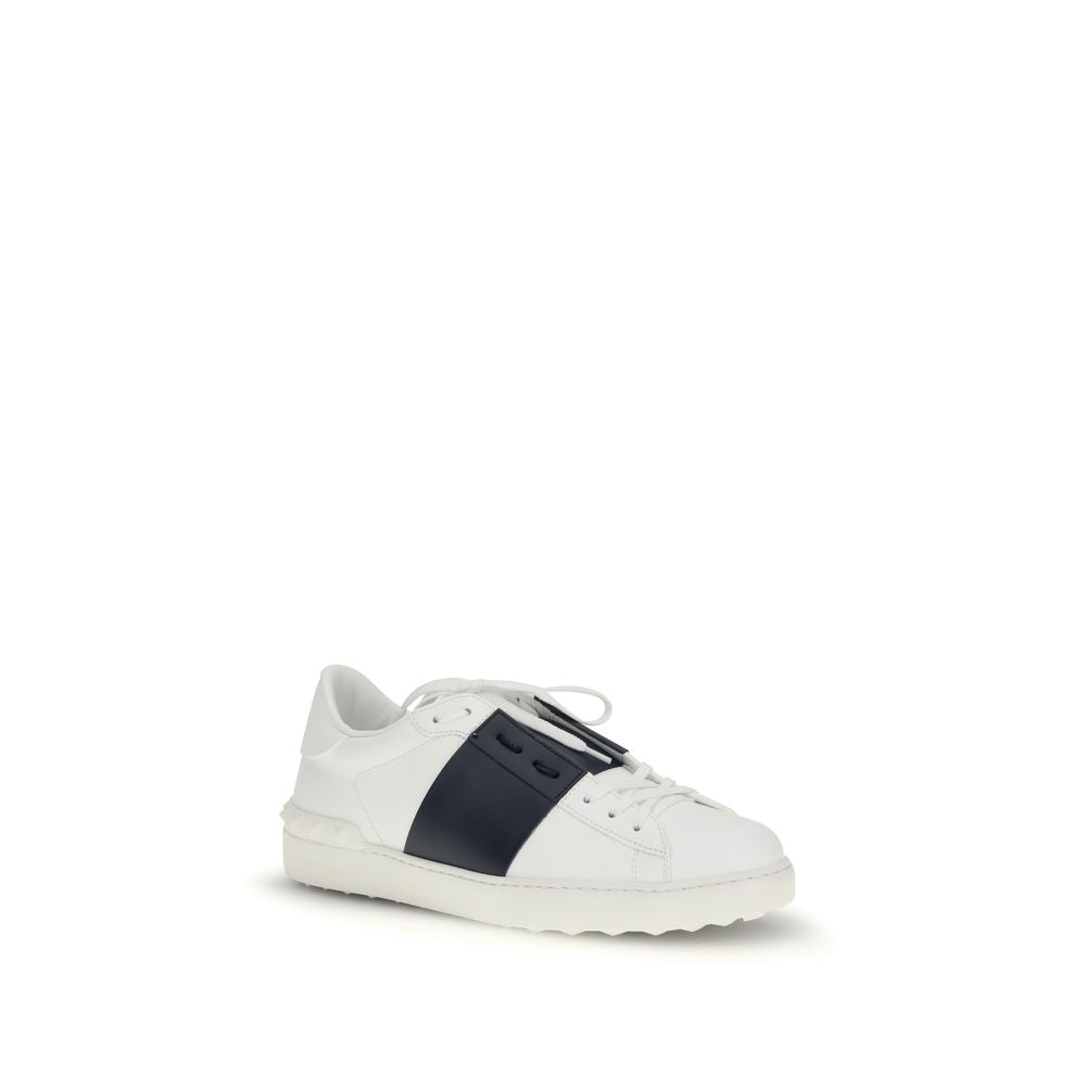 Sneakers aus blauem Kalbsleder Bos Taurus, Low-Top