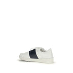 Sneakers aus blauem Kalbsleder Bos Taurus, Low-Top