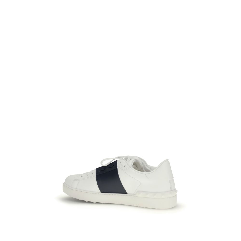 Sneakers aus blauem Kalbsleder Bos Taurus, Low-Top
