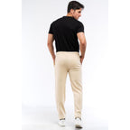 Beige Baumwoll-Jogginghose (Trainingshose)