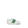 Weiße Low-Top-Sneaker aus Kalbsleder Bos Taurus