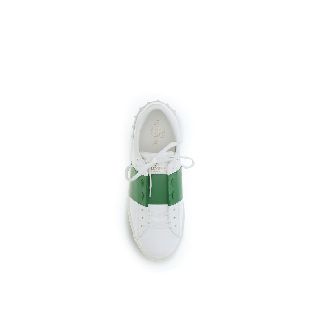 Weiße Low-Top-Sneaker aus Kalbsleder Bos Taurus