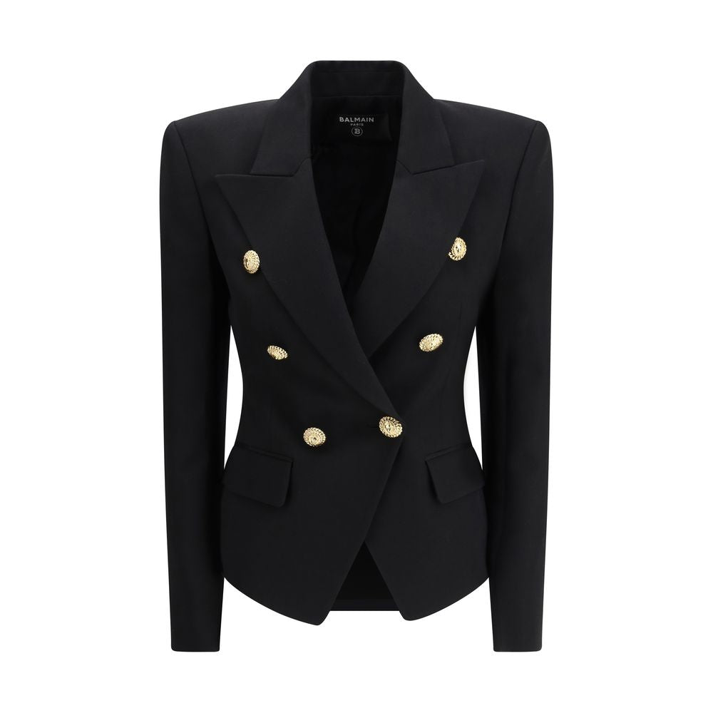 Schwarzer Oves Aries Wollblazer