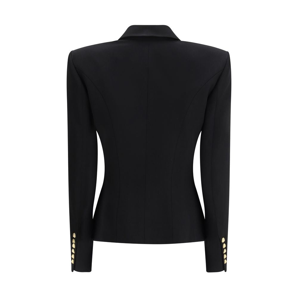 Schwarzer Oves Aries Wollblazer