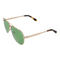 Goldfarbene Sonnenbrille aus Metall 1051959