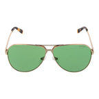Goldfarbene Sonnenbrille aus Metall 1051959