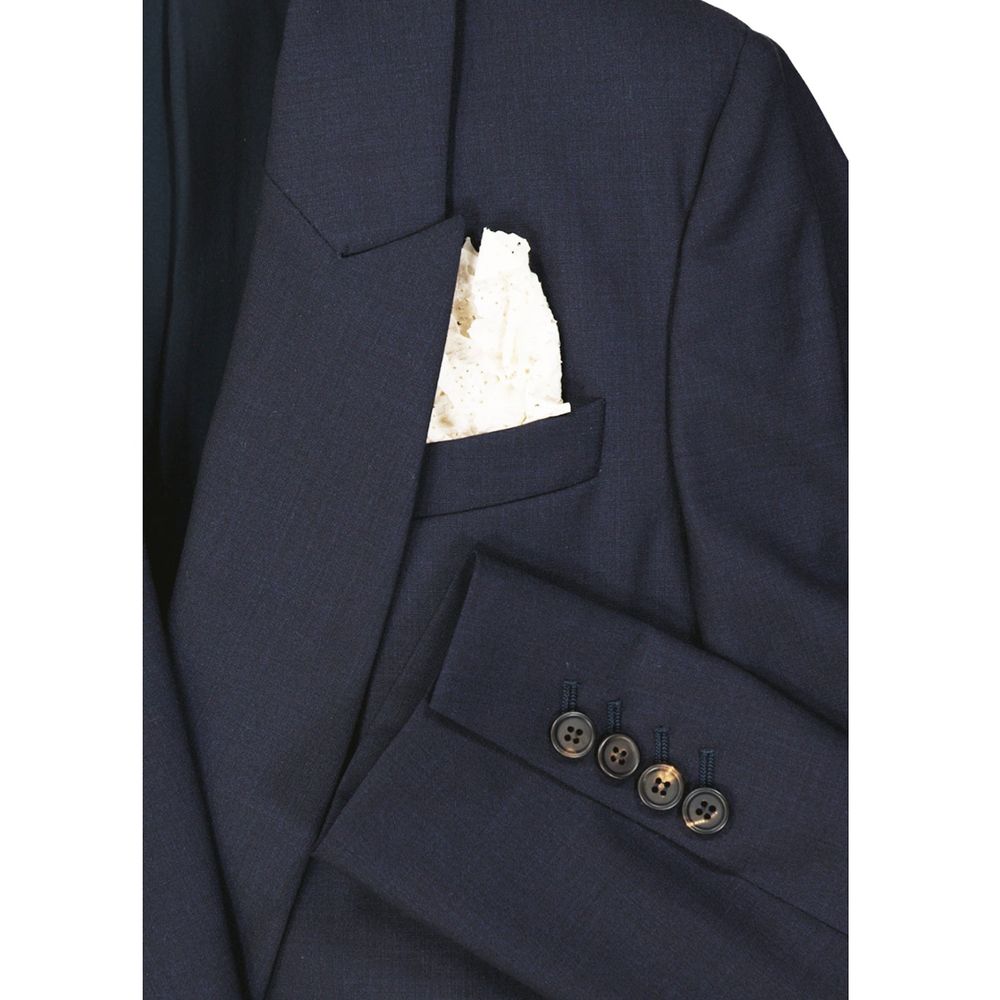 Blauer Sakko aus reiner Schurwolle
