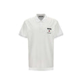 Weißes Poloshirt aus Baumwolle