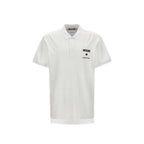 Weißes Poloshirt aus Baumwolle