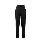Schwarze Hose aus reiner Schurwolle