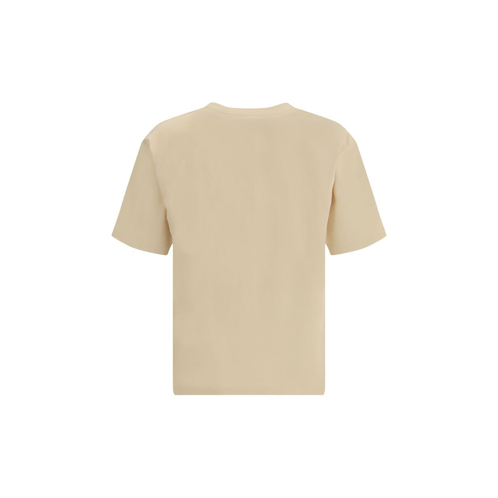 Beiges Baumwoll-T-Shirt