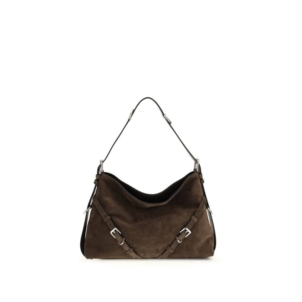 Schwarze Bos Taurus Kalbsleder Schultertasche