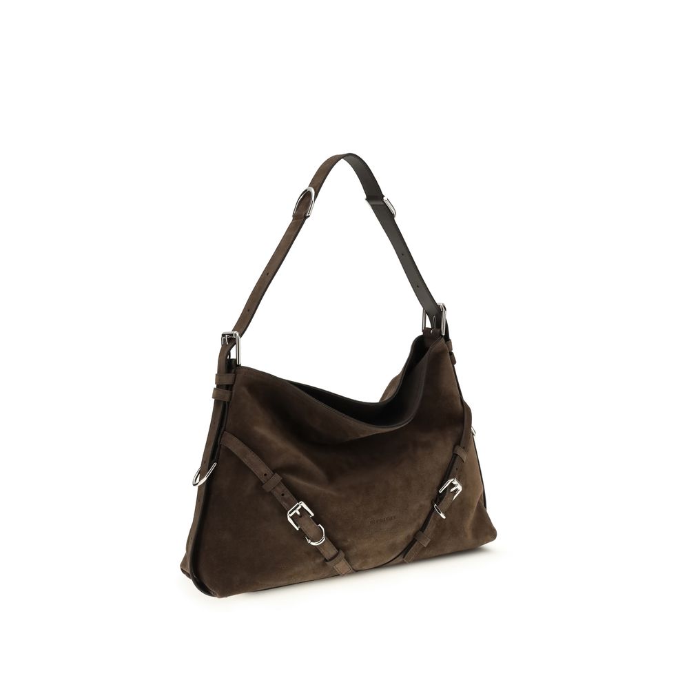 Schwarze Bos Taurus Kalbsleder Schultertasche