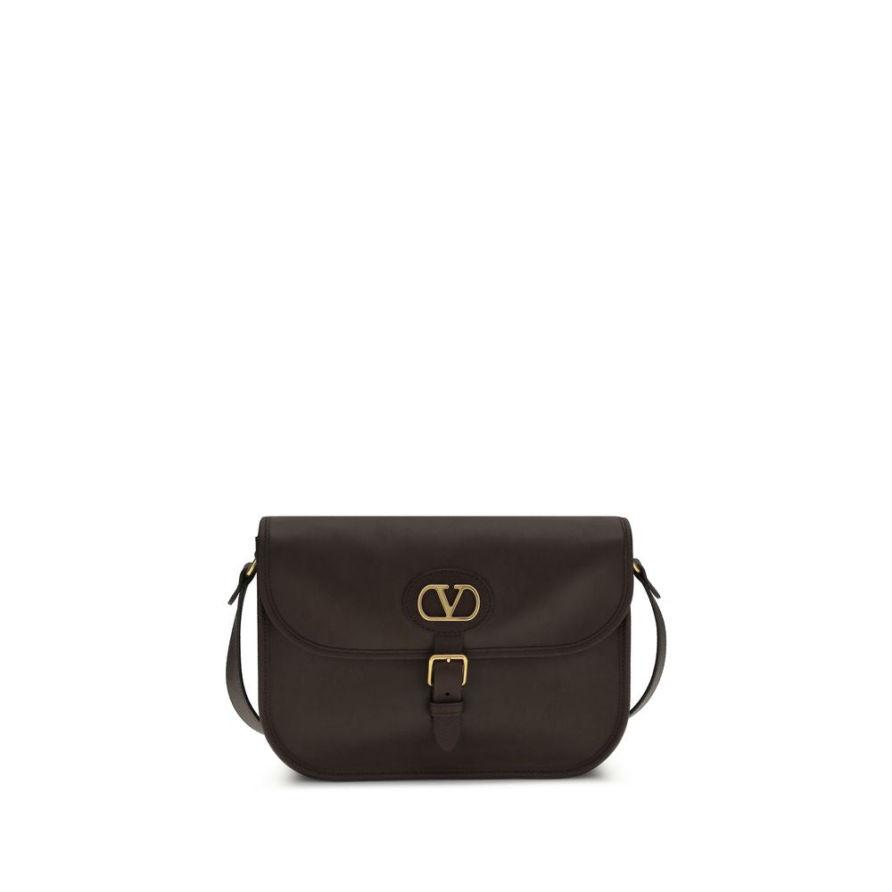 Braune Kalbsleder Bos Taurus Schultertasche
