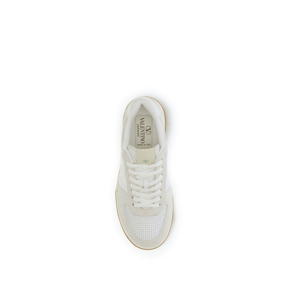 Weiße Kalbsleder Bos Taurus Athletic Sneaker