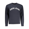 Blauer Baumwollpullover für Herren