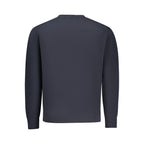Blauer Baumwollpullover für Herren