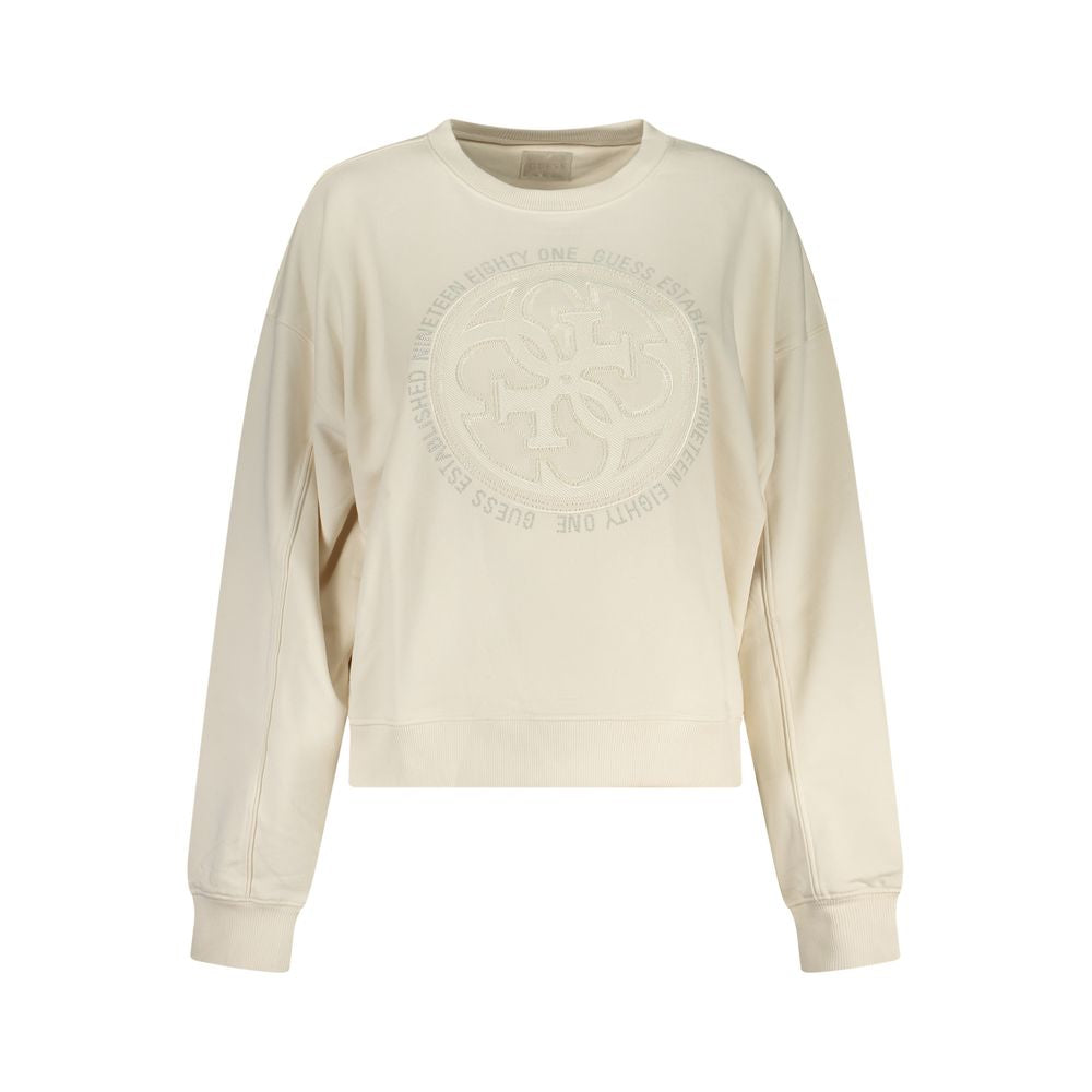 Weißes Sweatshirt aus Baumwolle für Damen