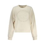 Weißes Sweatshirt aus Baumwolle für Damen