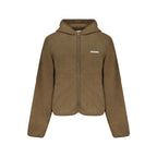 Damen-Sweatshirt aus Polyester in Marrone