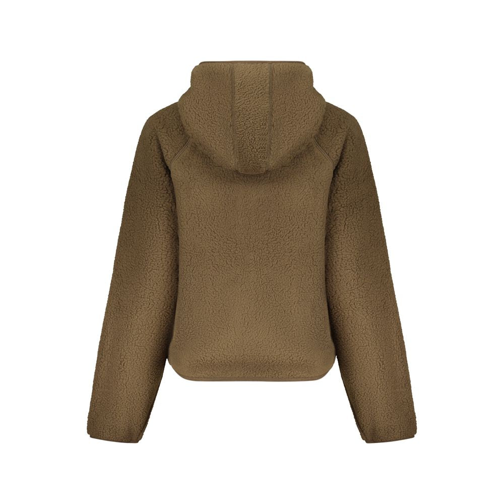 Damen-Sweatshirt aus Polyester in Marrone