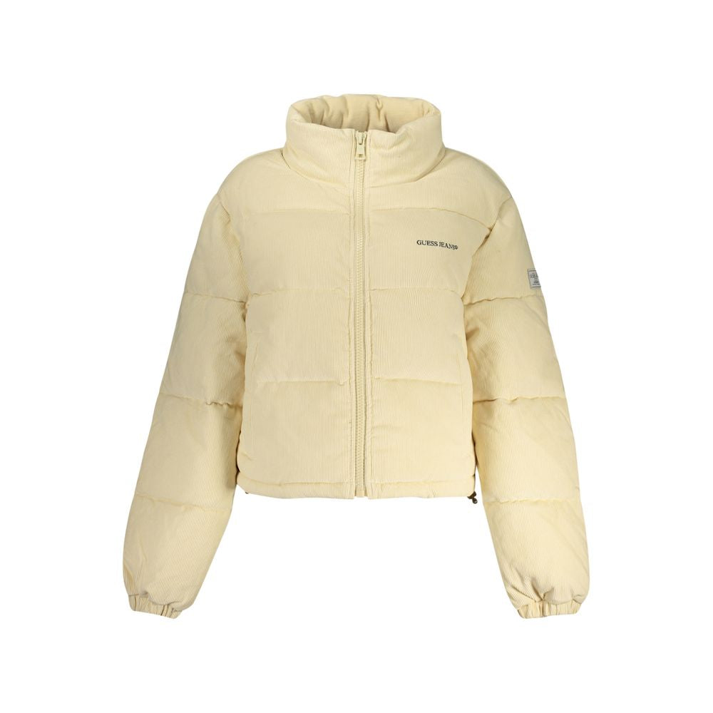 Beige Polyester Damenjacke