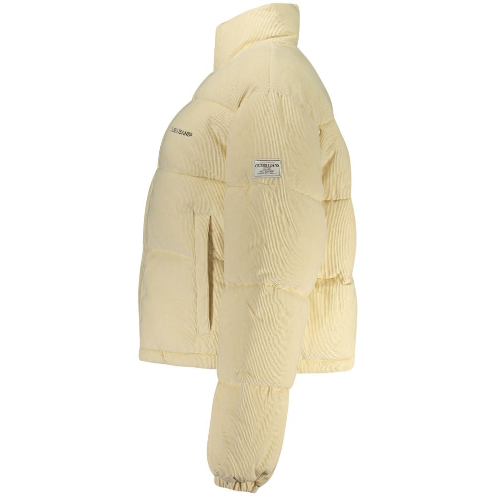 Beige Polyester Damenjacke