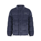 Blaue Herrenjacke aus Polyester