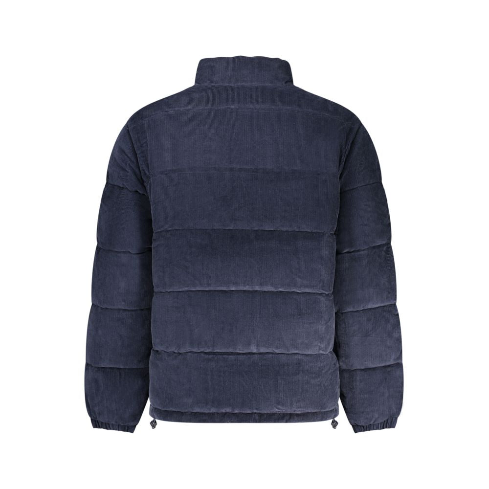 Blaue Herrenjacke aus Polyester