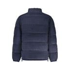 Blaue Herrenjacke aus Polyester