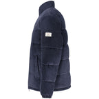 Blaue Herrenjacke aus Polyester