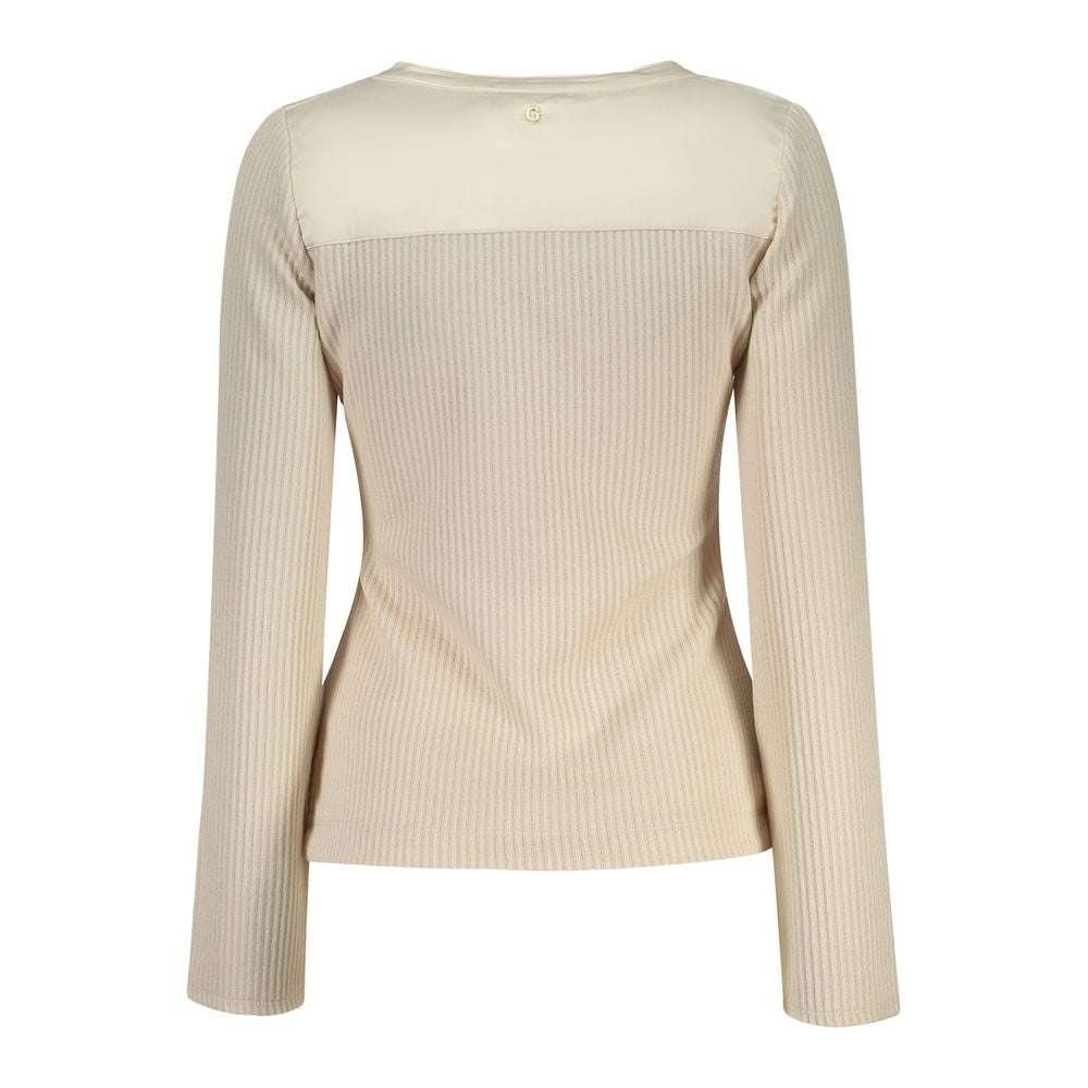 Beige Polyester Damen Pullover