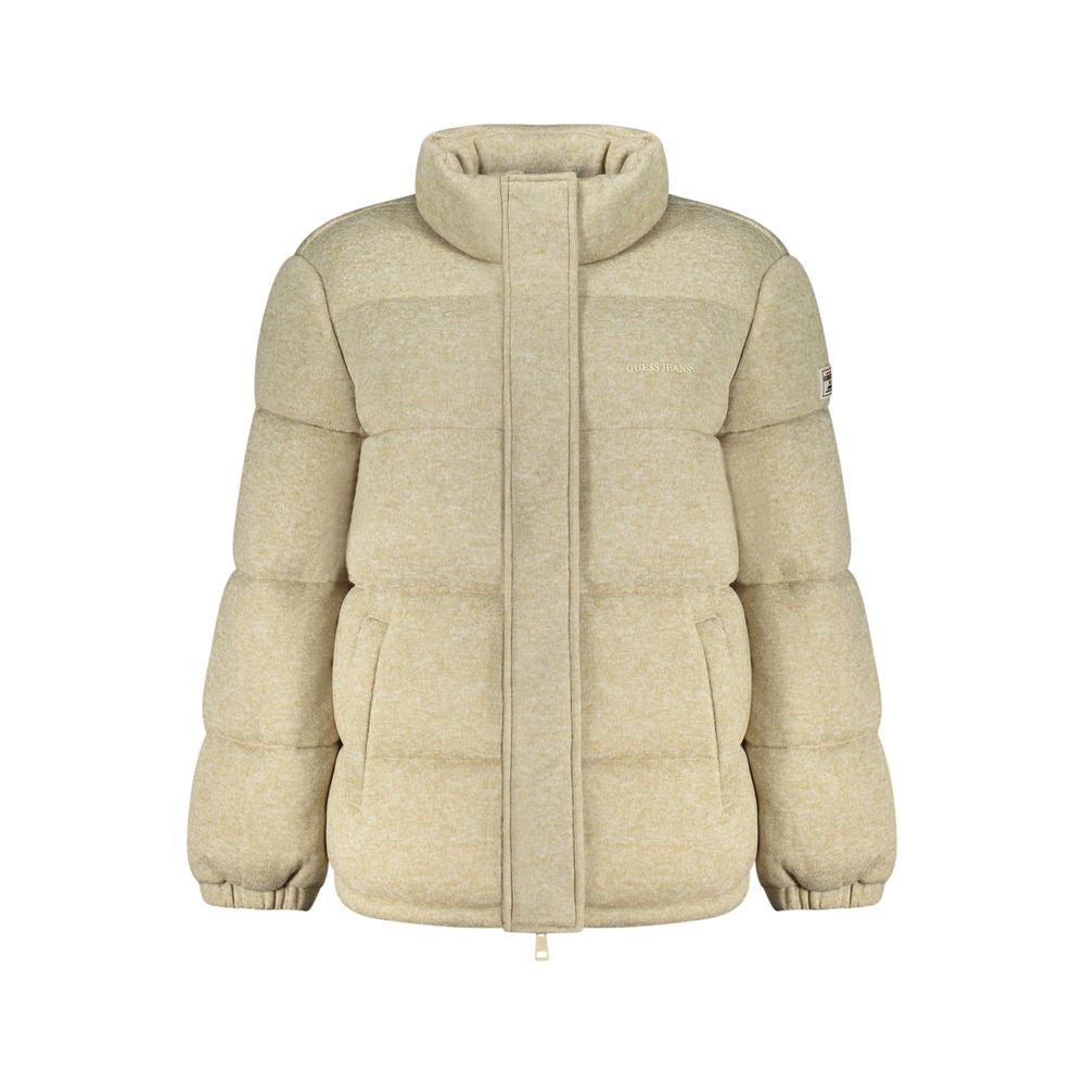 Beige Polyester Damenjacke