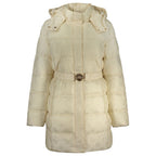 Beige Poliammide Damenjacke
