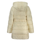 Beige Poliammide Damenjacke