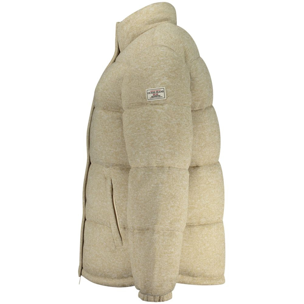 Beige Polyester Damenjacke