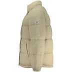 Beige Polyester Damenjacke