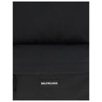 Schwarzer Polyamid-Rucksack