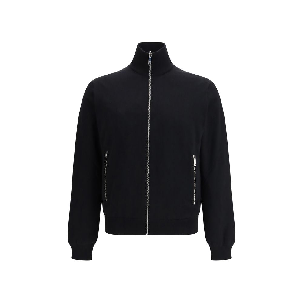 Schwarze Oversize-Jacke aus Wolle Oves Aries