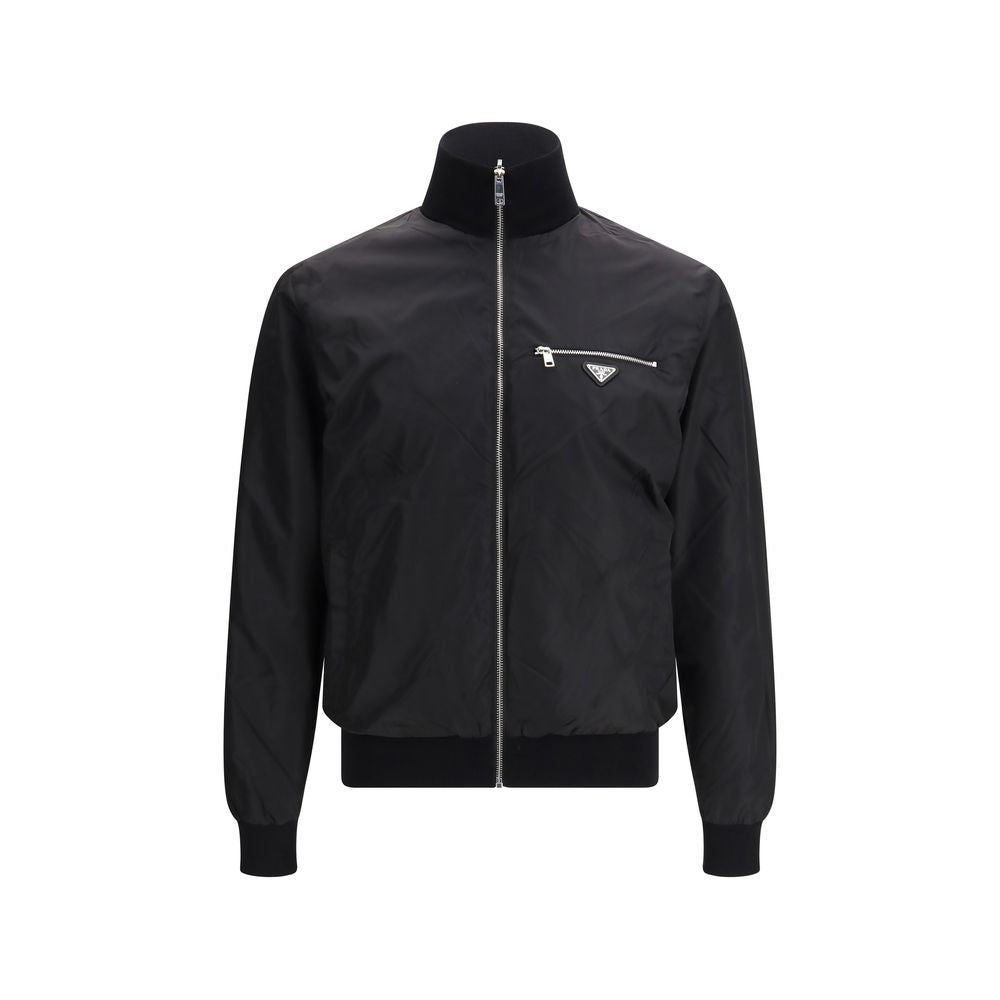 Schwarze Oversize-Jacke aus Wolle Oves Aries