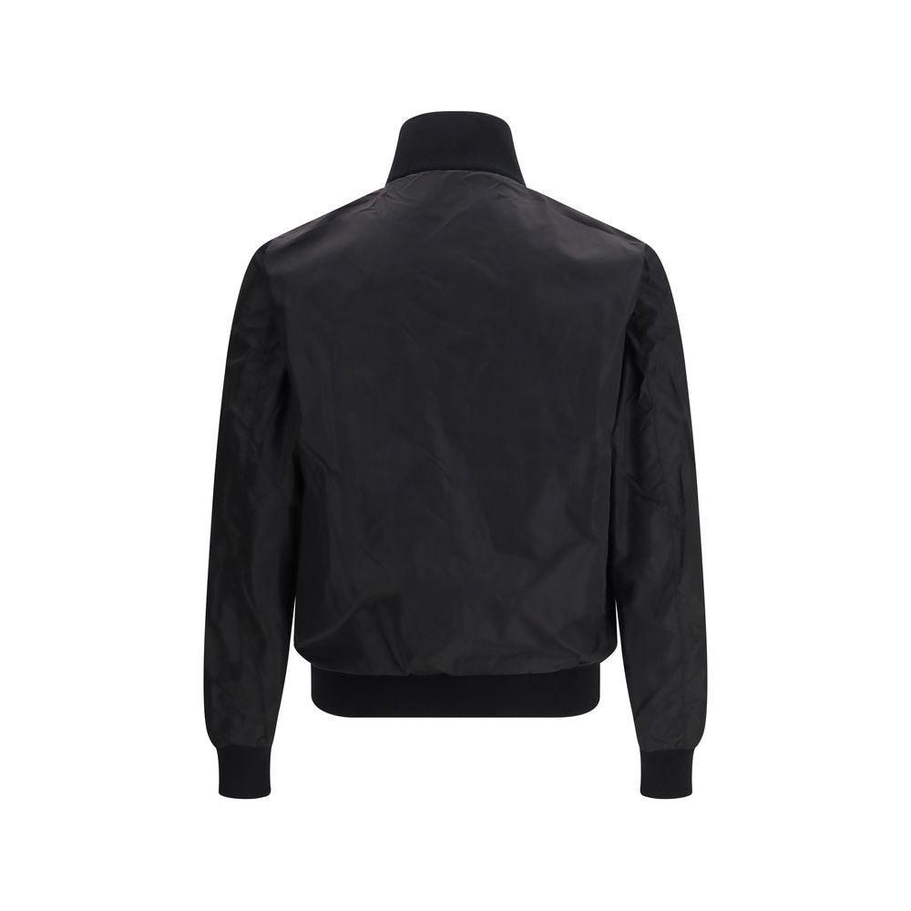 Schwarze Oversize-Jacke aus Wolle Oves Aries