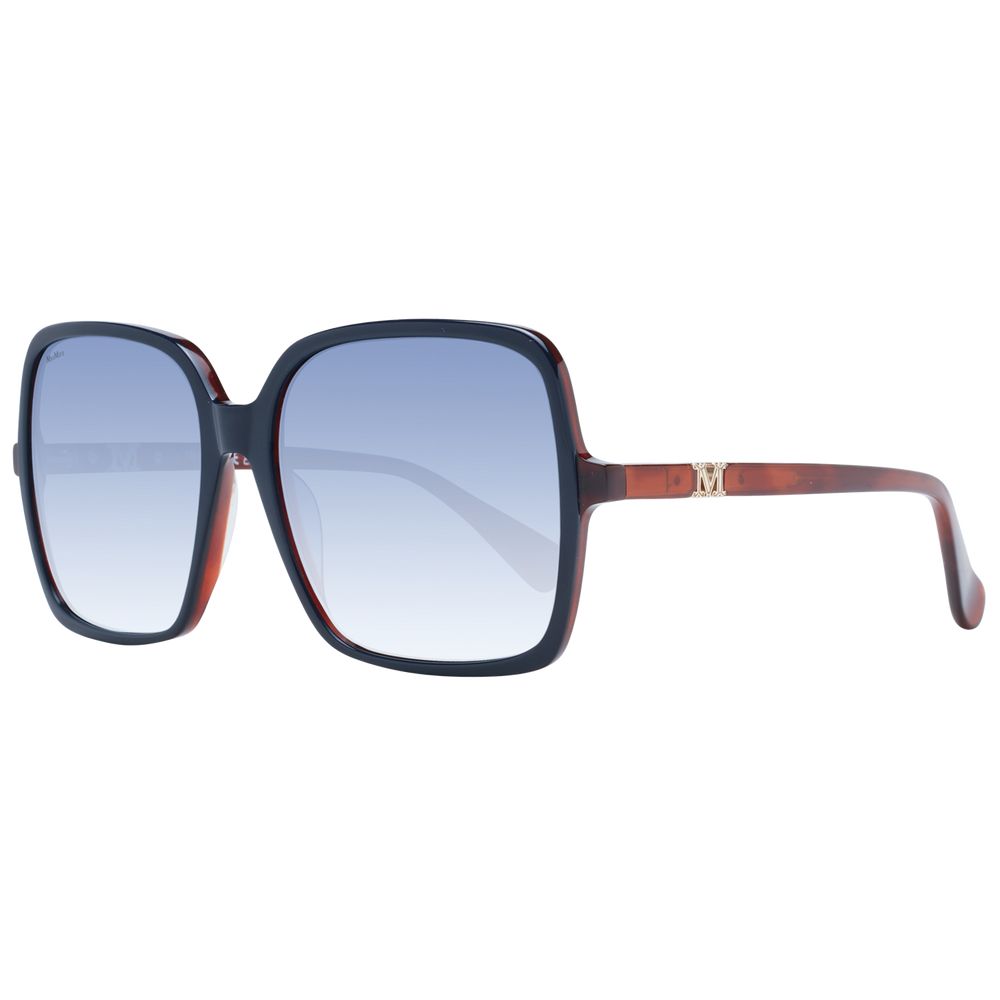 Blaue Sonnenbrille aus Kunststoff