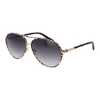 Schwarze Sonnenbrille aus Metall 1058092