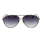 Schwarze Sonnenbrille aus Metall 1058092