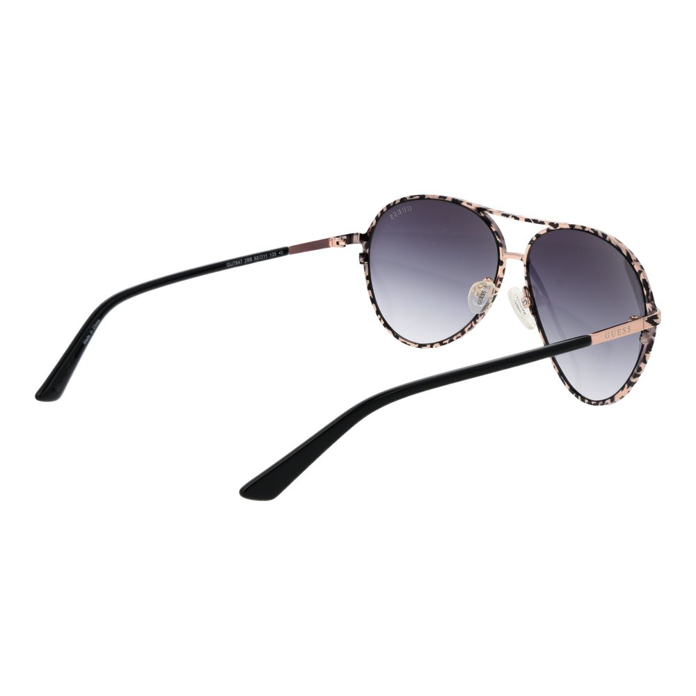 Schwarze Sonnenbrille aus Metall 1058092