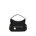 Schwarze Bos Taurus Kalbsleder Schultertasche