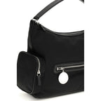 Schwarze Bos Taurus Kalbsleder Schultertasche